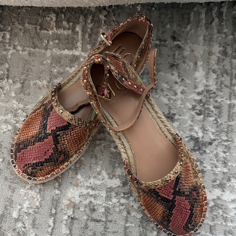 JLo Women's Espadrilles - Brown and Pink